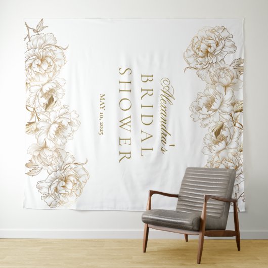 Blumenzwiebeln Weißer Golden Traumstrecke Airolo - Wandteppich (Beispiel (Horizontal))