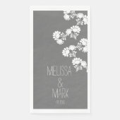 Blumenzwiebelname Serviette (Vorderseite)