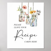 Blumenzwiebelposter Poster (Vorne)