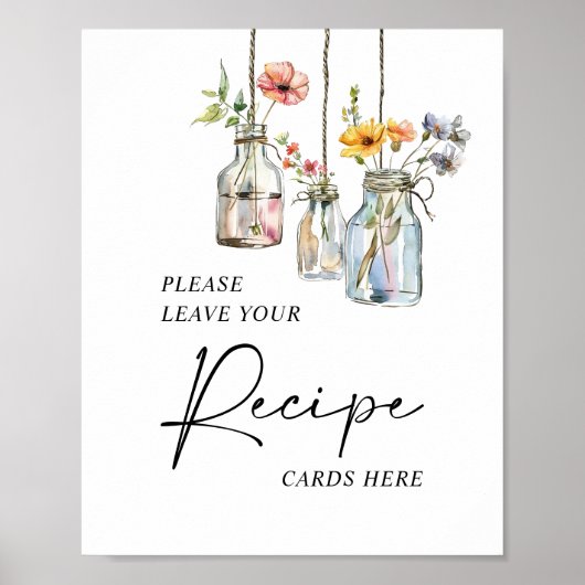 Blumenzwiebelposter Poster (Vorne)