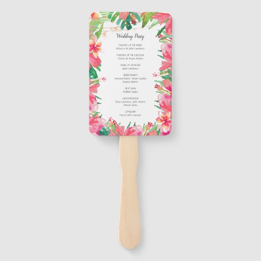 Blumenzwiebelprogramm Fächer (Rückseite)