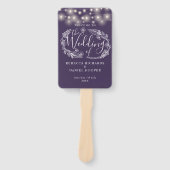 Blumenzwiebelprogramm für lila String-Lights Fächer (Vorderseite)