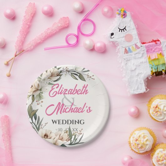 Blumenzwiebelskizze Zeichnend Anpassung Pappteller (Party)