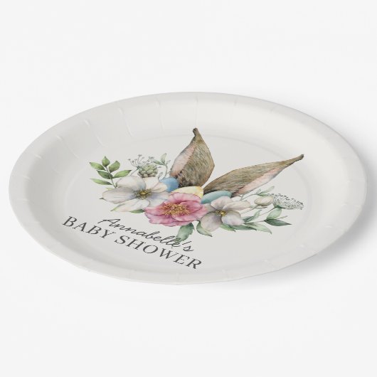 Blumenzwiebelspulspulenspulpplatte Pappteller (Schrägansicht)