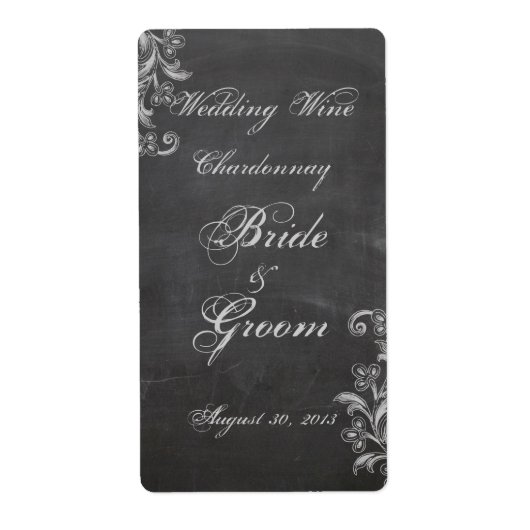 Blumenzwiebelweinlabel (Vorne)