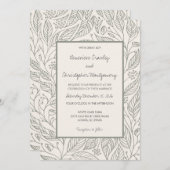 Blumenzwiebelzange Einladung (Vorne/Hinten)