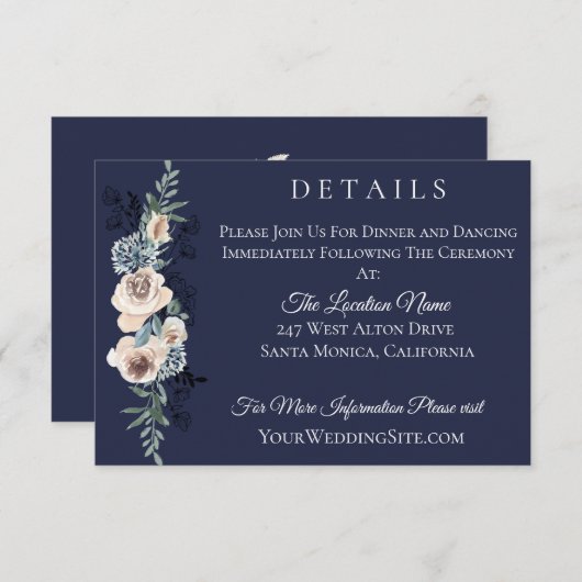 Blumenzwiebelzange Einladung (Vorne/Hinten)