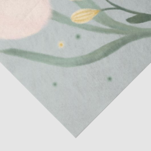 Blumenzwirn Seidenpapier (Detail)