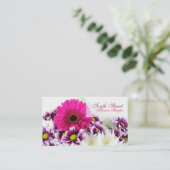 Blumeshoppe-Geschäfts-Karten Visitenkarte (Stehend Vorderseite)