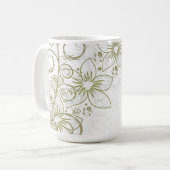 Blumig, 450 ml kaffeetasse (Vorderseite Links)