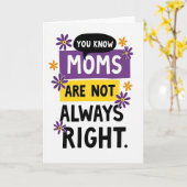 Blumig, Du weißt schon, Mütter Karte (Gelbe Blume)