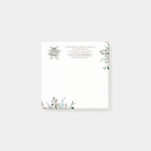 Blumig Elegante Honigbiene Apiary Vintage Post-it Klebezettel