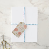 Blumig Geschenkanhänger (Mit Garn)