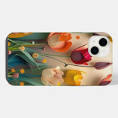 Blumig iPhone hülle (Rückseite (Horizontal))