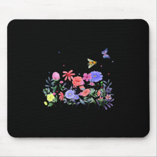 Blumig subtiler Anti-Trump-Demokrat Liberaler Mousepad