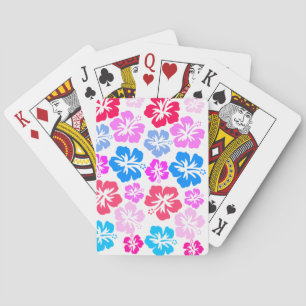 Blumig und pink spielkarten