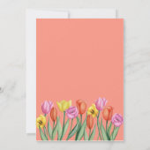 Blumige 100. Geburtstagsfeier Einladung (Rückseite)