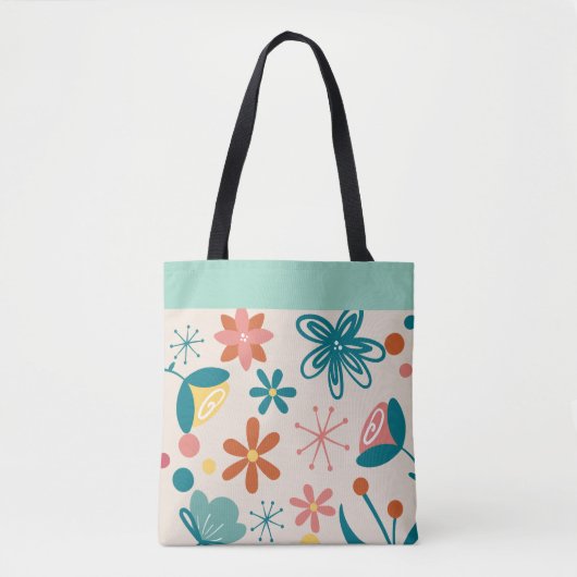 Blumige Boohoo-Tasche Tasche (Vorderseite)