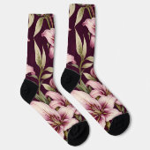 Blumige Damen-Socken Socken (Rechts)
