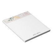 Blumige Eleganz Notizblock (angewinkelt)