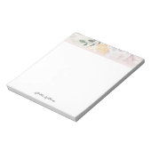 Blumige Eleganz Notizblock (Rotiert)