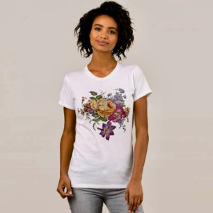 Blumige Fancy T-Shirt