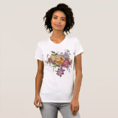 Blumige Fancy T-Shirt (Vorne ganz)