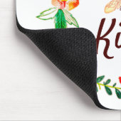 Blumige Freundlichkeit Mousepad (Ecke)