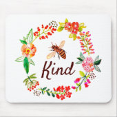 Blumige Freundlichkeit Mousepad (Vorne)
