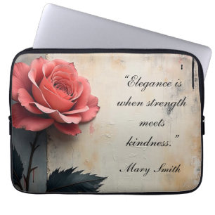 Blumige Galore-Tisch- und Laptop-Hüllen Laptopschutzhülle