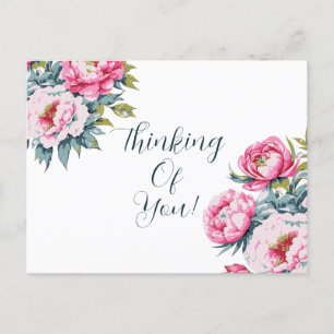 Blumige Gedanken an Dich Postkarte