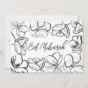 Blumige, Geschenke für die Inneneinrichtung Eid Mu Einladung