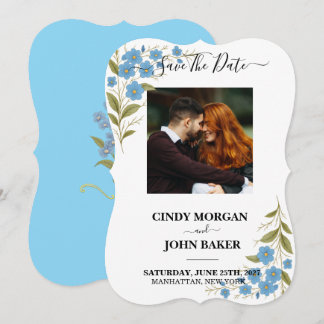 Blumige Hochzeit - Merken Sie sich den Termin - Ve Save The Date