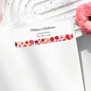 Blumige Hochzeitsdusche-Rückgabe