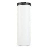 Blumige Kuh Thermosbecher (Rückseite)