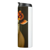 Blumige Kuh Thermosbecher (Nach rechts gedreht)