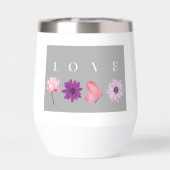 Blumige Liebe Romantisches Botanisches Geschenk fü (Rückseite)