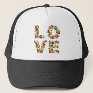 blumige Liebe Truckerkappe