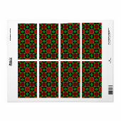Blumige moderne Boho elegante abstrakte Muster #50 (Vorne)