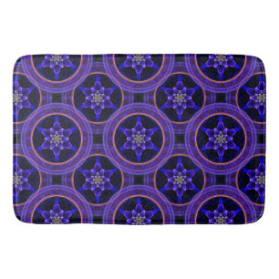 Blumige moderne Boho elegante abstrakte Muster #50 Badematte