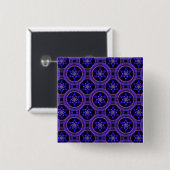 Blumige moderne Boho elegante abstrakte Muster #50 Button (Vorne & Hinten)