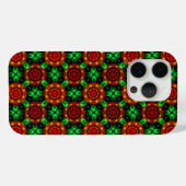 Blumige moderne Boho elegante abstrakte Muster #50 Case-Mate iPhone Hülle (Rückseite (Horizontal))