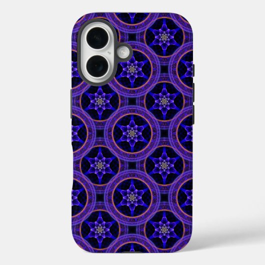 Blumige moderne Boho elegante abstrakte Muster #50 Case-Mate iPhone Hülle (Rückseite)