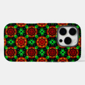 Blumige moderne Boho elegante abstrakte Muster #50 Case-Mate iPhone Hülle (Rückseite (Horizontal))