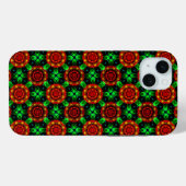 Blumige moderne Boho elegante abstrakte Muster #50 Case-Mate iPhone Hülle (Rückseite (Horizontal))