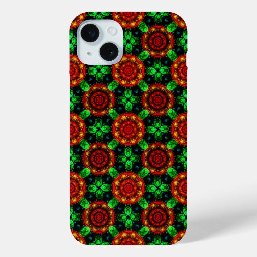 Blumige moderne Boho elegante abstrakte Muster #50 Case-Mate iPhone Hülle (Rückseite)