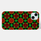 Blumige moderne Boho elegante abstrakte Muster #50 Case-Mate iPhone Hülle (Rückseite (Horizontal))