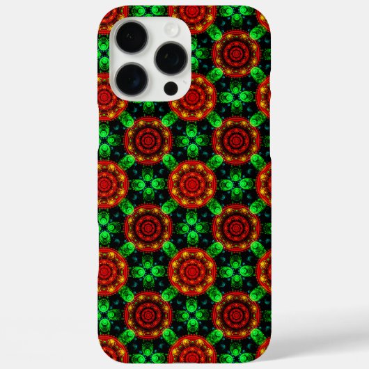 Blumige moderne Boho elegante abstrakte Muster #50 Case-Mate iPhone Hülle (Rückseite)
