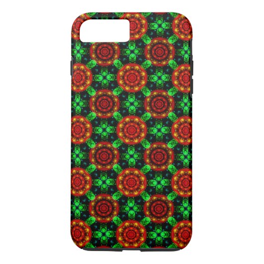 Blumige moderne Boho elegante abstrakte Muster #50 Case-Mate iPhone Hülle (Rückseite)