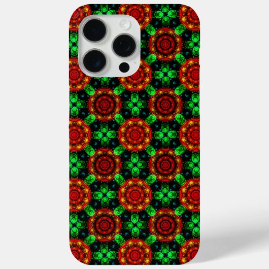 Blumige moderne Boho elegante abstrakte Muster #50 Case-Mate iPhone Hülle (Rückseite)
